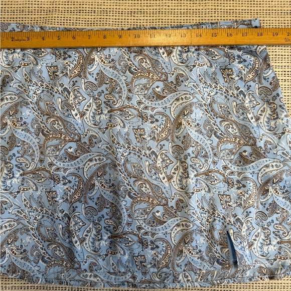 Hollister High Rise Paisley Print Mini Skirt Y2K - Picture 5 of 6